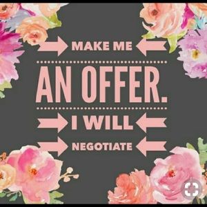 Offers welcome!